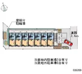 ★手数料０円★太田市藤阿久町　月極駐車場（LP）